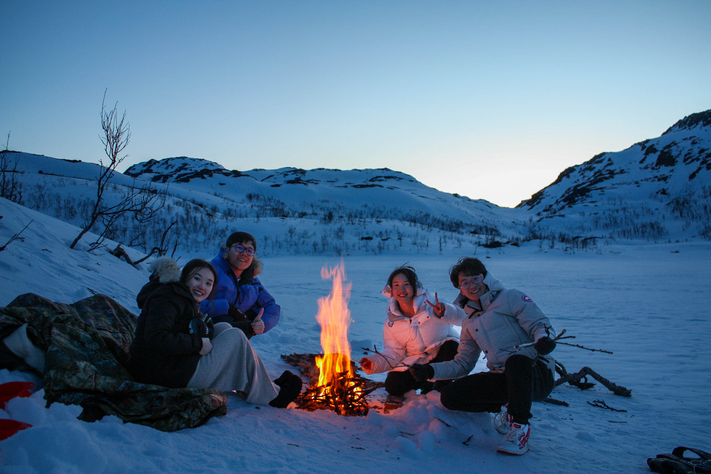 Private Ice Fishing & Snowshoe Expedition