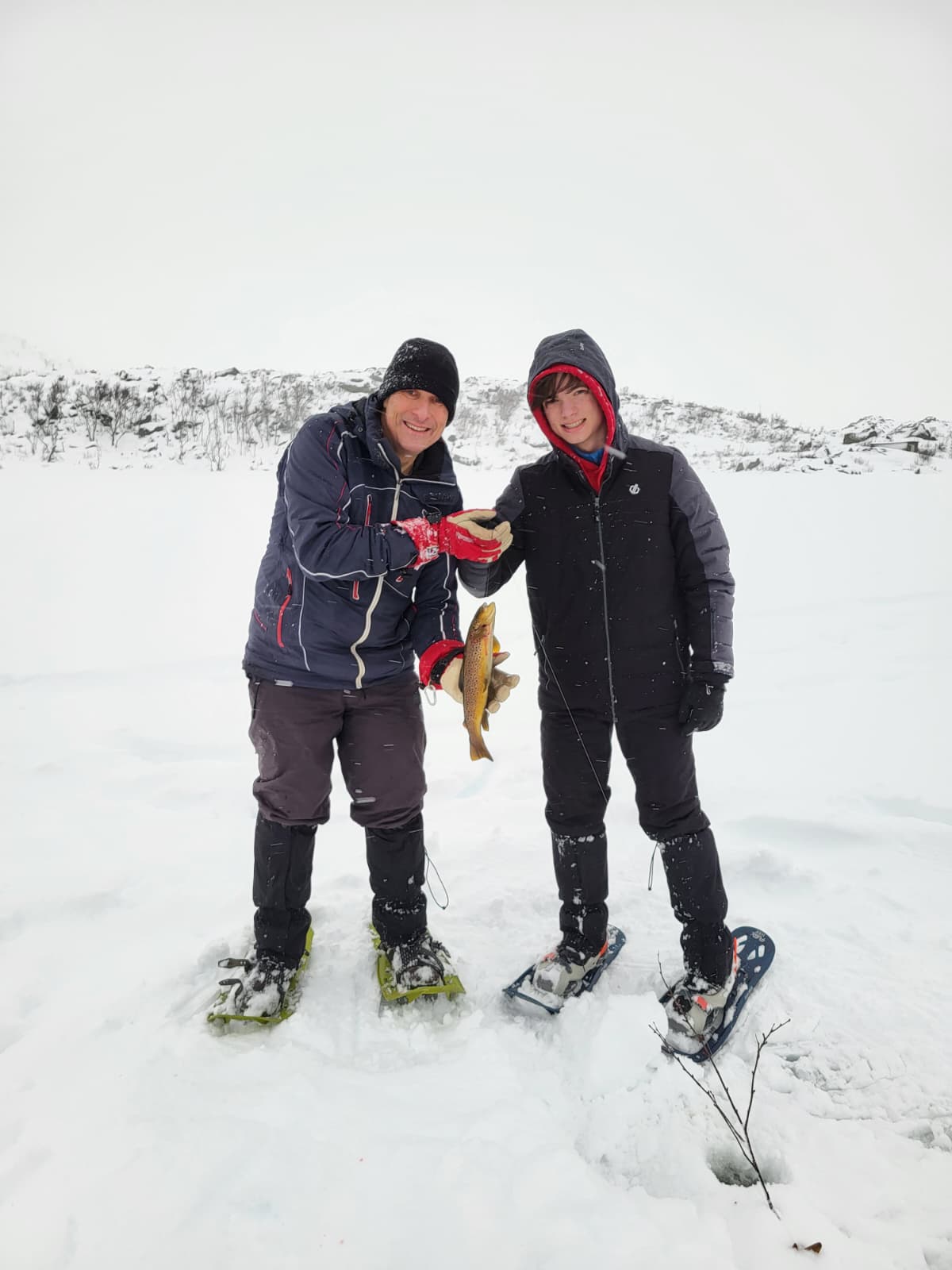 Private Ice Fishing & Snowshoe Expedition