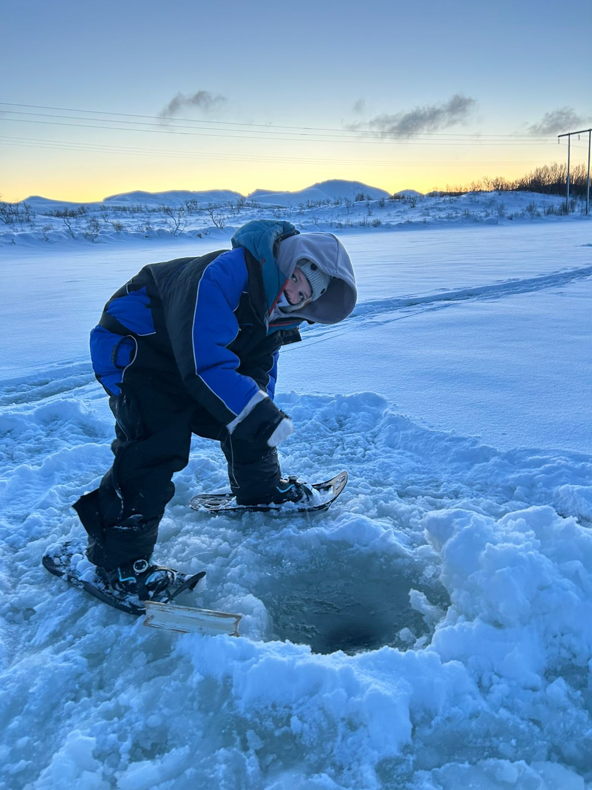 Private Ice Fishing & Snowshoe Expedition